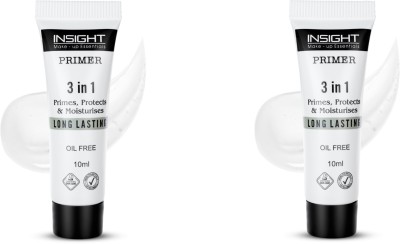 Insight Cosmetics 3 in 1 Oil Free Primer (Primes,Protects,Moisturises) Primer  - 20 ml(Pack of 2)