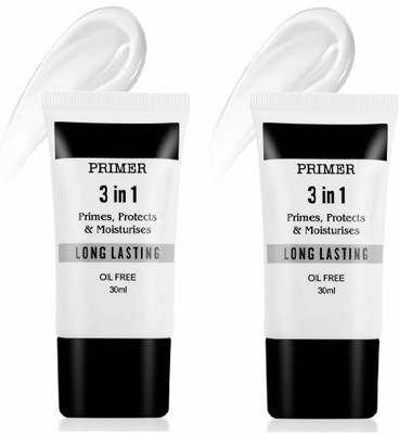 EVERERIN Long lasting transparent 3 in 1 oil free primer Primer  - 60 ml(transparent)