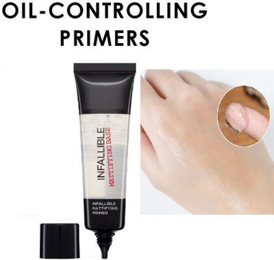 Amaryllis Oil Control Infallible Mattifying Base Face Primer 35ml  Primer  - 35 ml(TRANSPARENT)