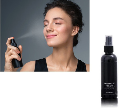 BLUEMERMAID MATTE MAKEUP SETTING SPRAY LONG LASTING MAKEUP FIXER Primer  - 100 ml(BLACK)