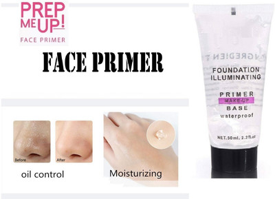AMOSFIA 50ml Makeup-Based Face Primer | Gel-Based, Primer & Smoothens Pores  Primer  - 50 ml(TRANSPARENT)