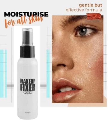 Amaryllis Makeup Fixer Spray seconds Quick Dry Long Lasting Formula  Primer  - 100 ml(Transparent)