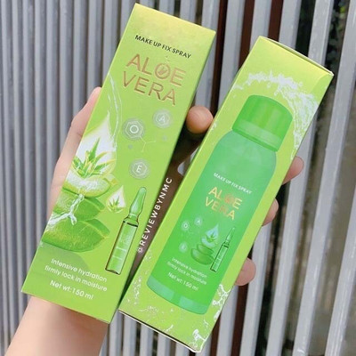 MYEONG ALOE VERA MAKEUP FIX SPRAY WITH VITAMIN E Primer  - 150 ml(TRANSPARENT)