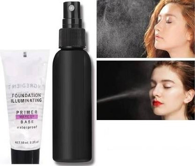 Galm Bazaar MAKEUP BASE PRIMER WITH MAKEUP FIXER  Primer  - 150 ml(Transparent)