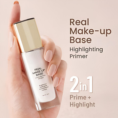DARVING Real Makeup Base Hightlighting Primer pack of 1  Primer  - 32 ml(Transparent)