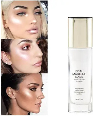 Yuency Real Makeup Base Highlighting Primer| Skin-Hydrating Primer  - 30 ml(white)