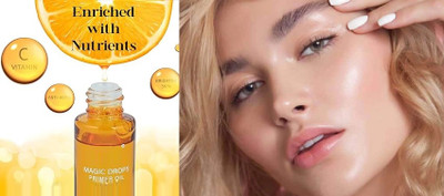 HUZURLU Illuminates Makeup Base Skin Lightweight Magic Drops Prime Primer  - 20 ml(orange)