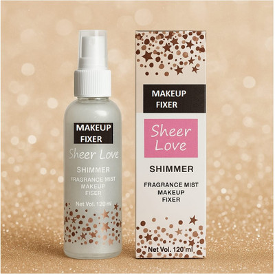 Neycare new makeup setting fixer perfect new look pack of 1 Primer  - 120 ml(golden shimmer)