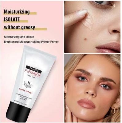 MYEONG Face And Body Primer Matte Finish Oil Free  Primer  - 30 ml(Transprent)