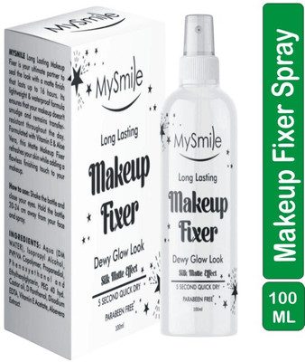 Mysmile Long Lasting Makeup Fixer Dewy Glow Look 100ml Primer  - 100 ml(White)