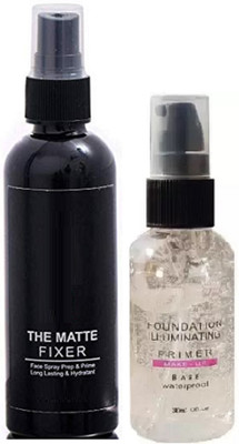 Emijun waterproof long lasting primer and fixer Primer  - 150 ml(Transparent)