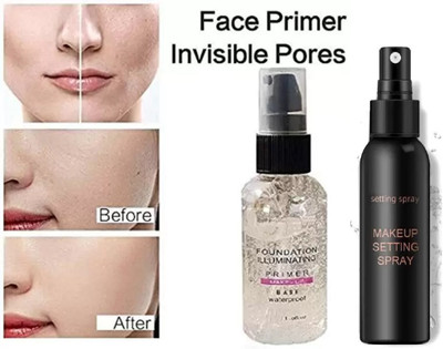 GABBU best Natural Makeup Fixer Long-Lasting Hydrating & Refreshing primer Primer  - 150 ml(transprant)
