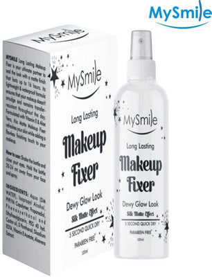 Mysmile Natural Makeup Fixer Non-Sticky Makeup Setting Spray  Primer  - 100 ml(White)