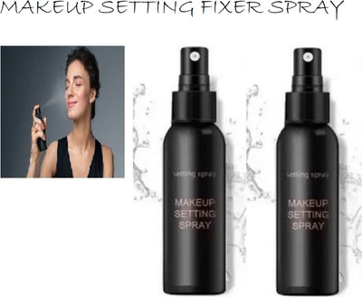 Luipui LATEST BEST MAKEUP SETTING SPRAY MAKEUP PACK OF 2 Primer  - 200 ml(TRANSPARENT)