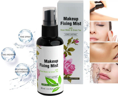 YAWI MATTE MAKEUP FIXER FIXING SPRAY WATERPROOF FOR LONG LASTING Primer  - 80 ml(TRANSPARENT)
