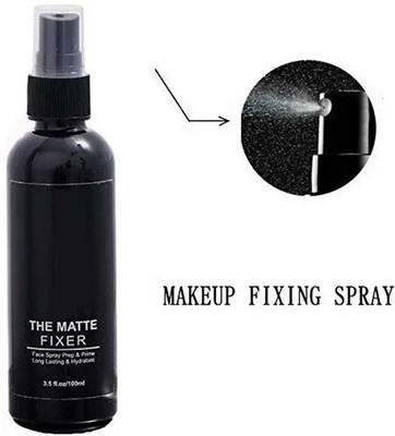 CATERINACHIARA MATTE FINISH & WATER PROOF MAKEUP SETTING FIXER Primer  - 100 ml(Transparent)