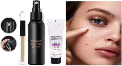AFARAXIA new Skin hydrating makeup setting spray and liqued concelour  Primer  - 200 ml(transprant)