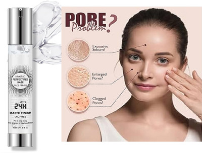 GABBU Makeup Base Primer For Face Makeup Pores and Fine lines minimizer Primer  - 30 ml(transparent)