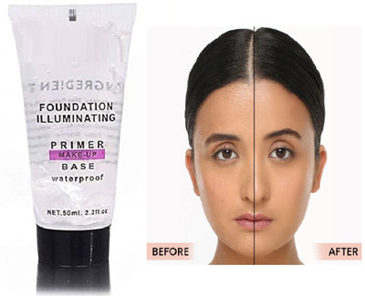 HUZURLU Oils Absorbing and Smooths Skin, Long-lasting  Primer  - 100 g(Transparent)
