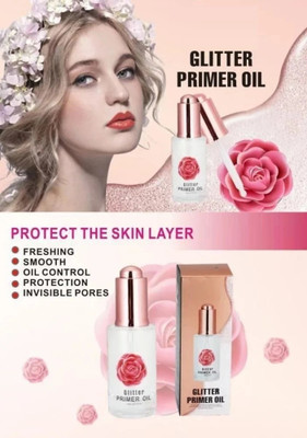GABBU PROFESSIONAL MAKE UP LOOK WATER PROOF GLITTER PRIMER OIL  Primer  - 70 ml(TRANSPARENT)