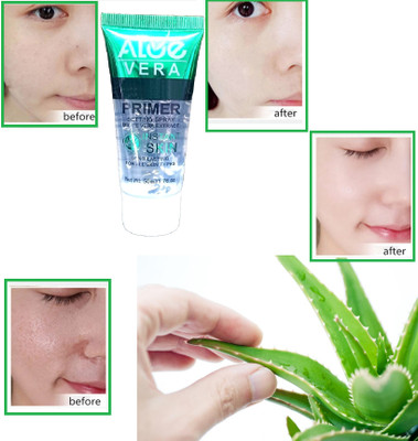 KAIASHA best primer for daily use girls Primer aloe Vera face Primer  - 50 ml(TRANSPARENT)