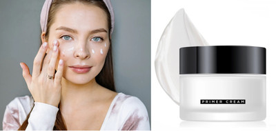 GABBU Natural Glow+ Skincare & Moisturizing Primer cream Primer  - 80 ml(white)