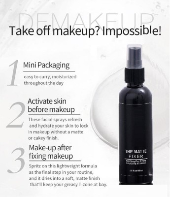 GFSU - GO FOR SOMETHING UNIQUE Makeup Setting Spray Moisturizing Formation Long Lasting Make Up Oil Control Primer  - 100 ml(Transparent)