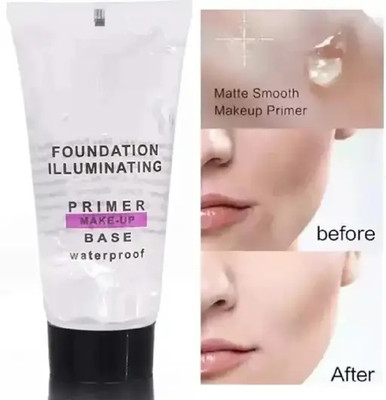 Emijun Primer | Smooth Base | Long Lasting Makeup Primer with Oil Control Primer  - 50 ml(transparant)