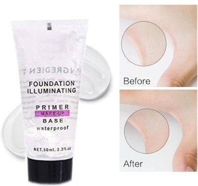 Latixmat Face Primer fines lines & pores for a smooth finish Primer  - 50 ml(Transparent)