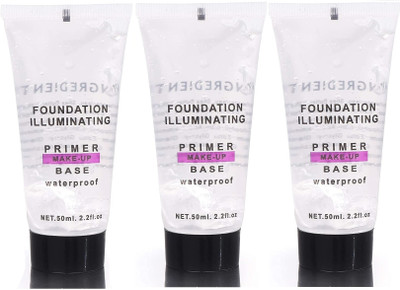 HUZURLU NEW WATERPROOF FOUNDATION ILLUMINATING PRIMER MAKEUP BASE PRIMER COMBO Primer  - 150 g(TRANSPARENT)