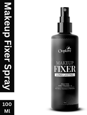 Ooplore Makeup Fixer Spray | Long-Lasting Setting Spray Makeup Fixer For Face makeup Primer  - 100 ml(Transparent)