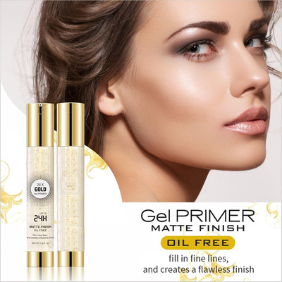 GABBU Gel Base Primer, Transparent Gold Crytals Primer  - 30 ml(gold)