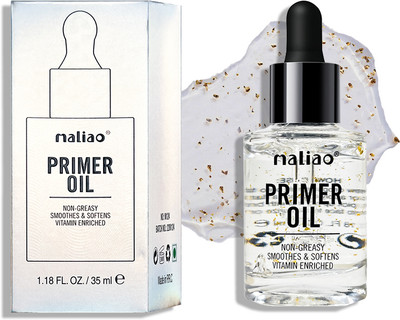 maliao Primer Oil - Non-Greasy, Smoothens & Softens | Vitamin Enriched Elegance Primer  - 35 ml(WHITE)