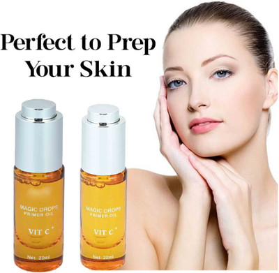 REIMICHI Magic Drops Primer Oil For Face Makeup Base Skin Primer  - 40 ml(TRANSPARENT)