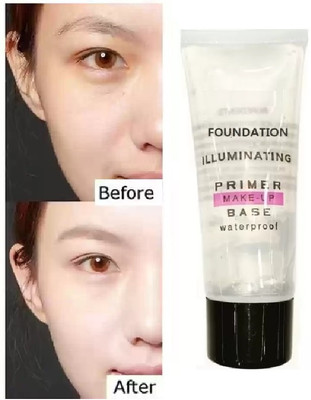 NADJA Primer Base Smooth Face Brighten Makeup Skin Invisible Pores Primer  - 50 ml(Transparent)