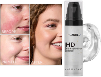 HUZURLU Face Primer for Oily Skin - Pore Minimizer Primer  - 15 ml(TRANSPARENT)