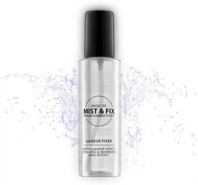 MYEONG Long Stay Non Sticky Makeup Fixer Setting Spray for Face Makeup Primer  - 120 ml(Transparent)