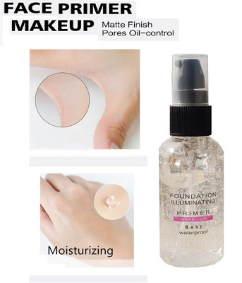 Aylily HD Pore blur Make-up Base Face gel Primer for open pores  Primer  - 50 ml(TRANSPARENT)
