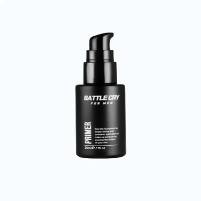 Battlecry Face Primer For Men, Suitable For All Skin Types, Provides Long Lasting Smooth Primer  - 30 ml(Cream)