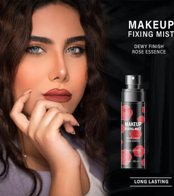 GFSU - GO FOR SOMETHING UNIQUE Makeup Fixing Mist Dewy Finish Rose Esence Long Lasting Primer  - 100 ml(Transparent)