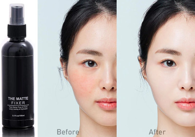 Herrlich Matte Waterproof Makeup Fixer With instant finish Primer  - 100 ml(Transparent)