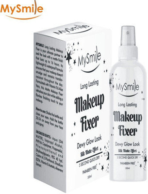 Mysmile Long Lasting Makeup Fixer Dewy Glow Look 100ml ( Pack of 1 ) Primer  - 100 ml(White)