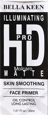 MOLCARO ILLUMINATING H.D PRO MATTE SKIN SMOOTING FACE PRIMER PACK 1 Primer  - 30 ml(WHITE)