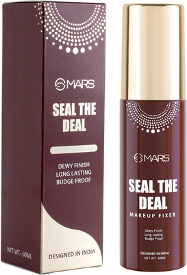 MARS Long Lasting Budge Proof Oil Free Makeup fixer Seal The Deal Primer  - 60 ml(Transparent)