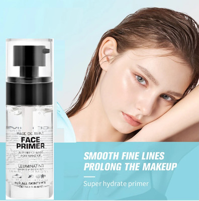 HUZURLU Colorless Gel-Based Hydrating Face Primer Evens Skin Makeup Primer  - 30 ml(TRANSPARENT)