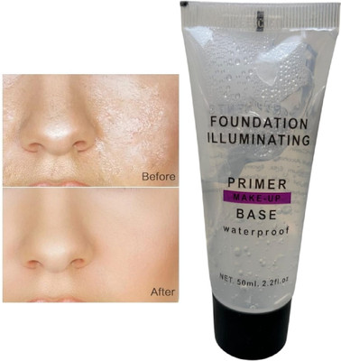 LILLYAMOR Makeup Primer Under Foundation, Oil-control Invisible Pores Long Lasting Makeup Primer  - 50 ml(Transparent)