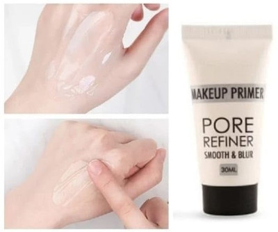 manasona Waterproof & Hydrating Matte Pore Refiner Smooth Makeup  Primer  - 30 ml(Transparent)
