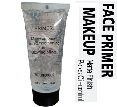 Amaryllis New Face gel Primer poreless for open pores and oily skin  Primer  - 50 ml(TRANSPARENT)