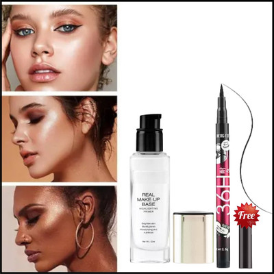 RED4 Makeup Base Highlighting Primer| Skin-Hydrating Poreless Primer and eyeliner Primer  - 30 ml(multi)