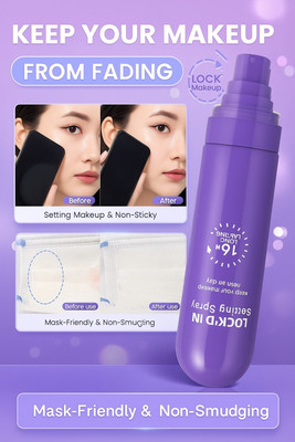 BLUEMERMAID Makeup Setting Spray - Long-Wear 16H Primer  - 100 ml(Transparent)